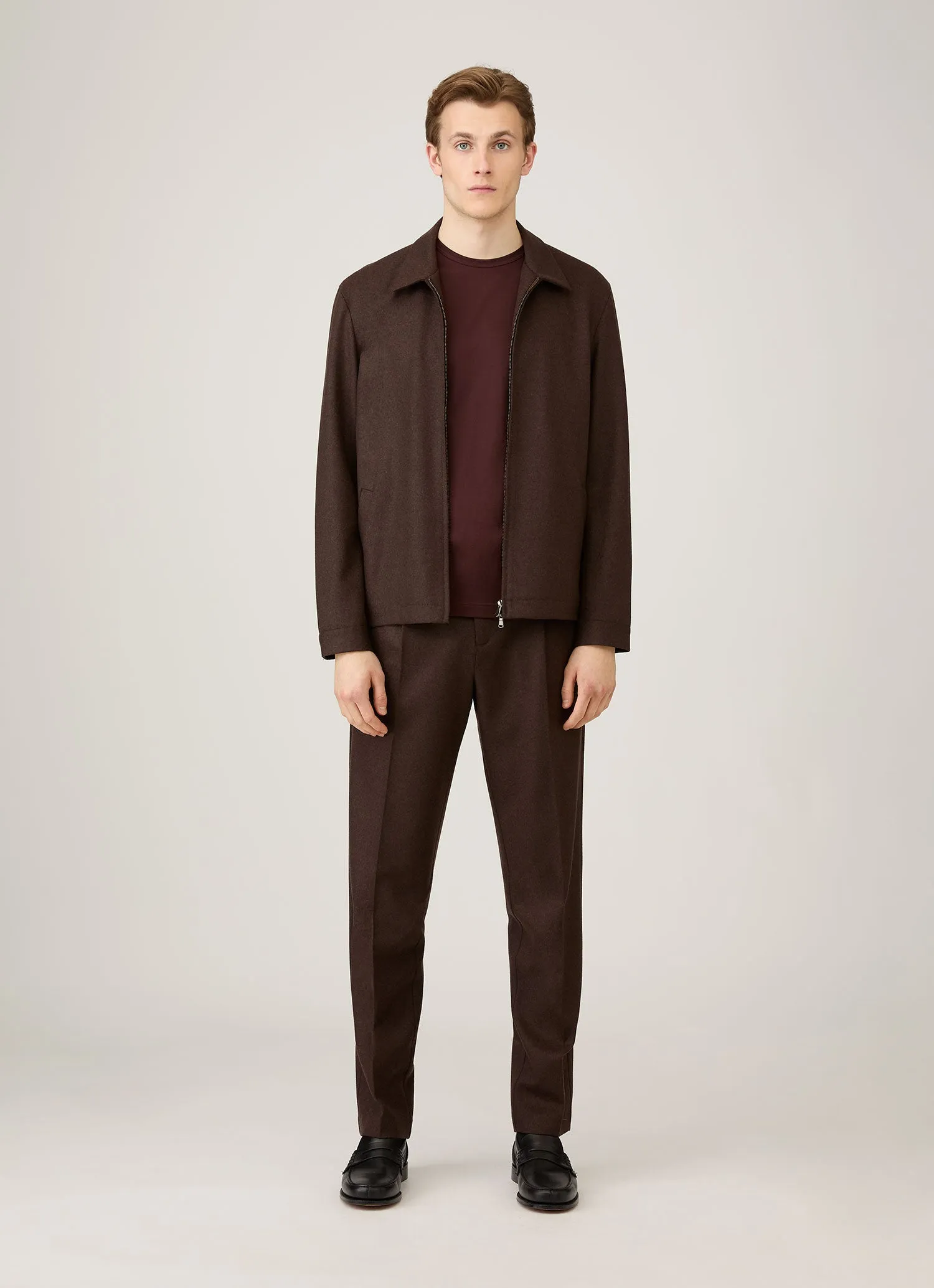 Men's Classic T-shirt in Bakelite sold by Sunspel product image thumbnail 3