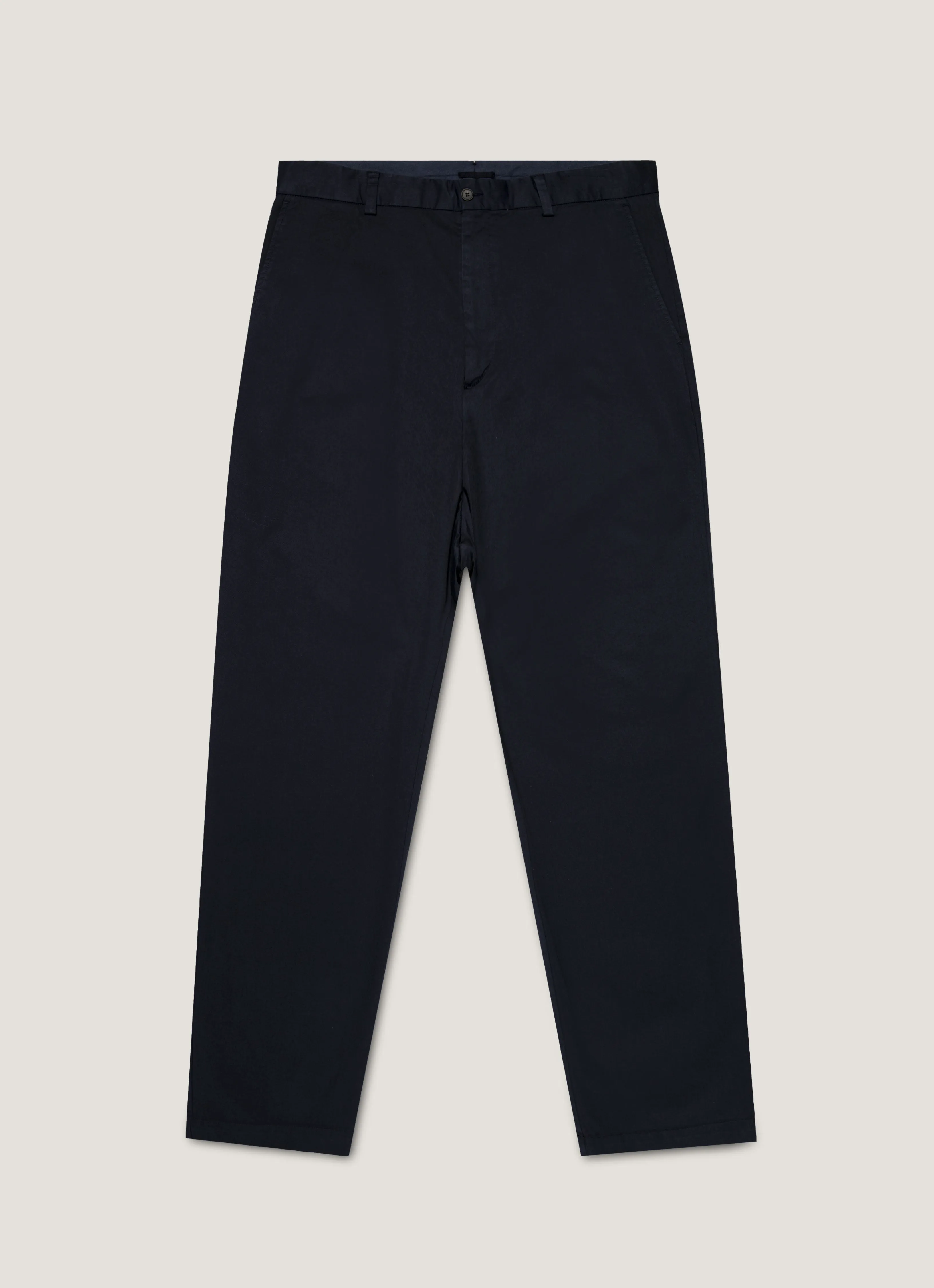 Men's Regular Fit Chino in Navy sold by Sunspel