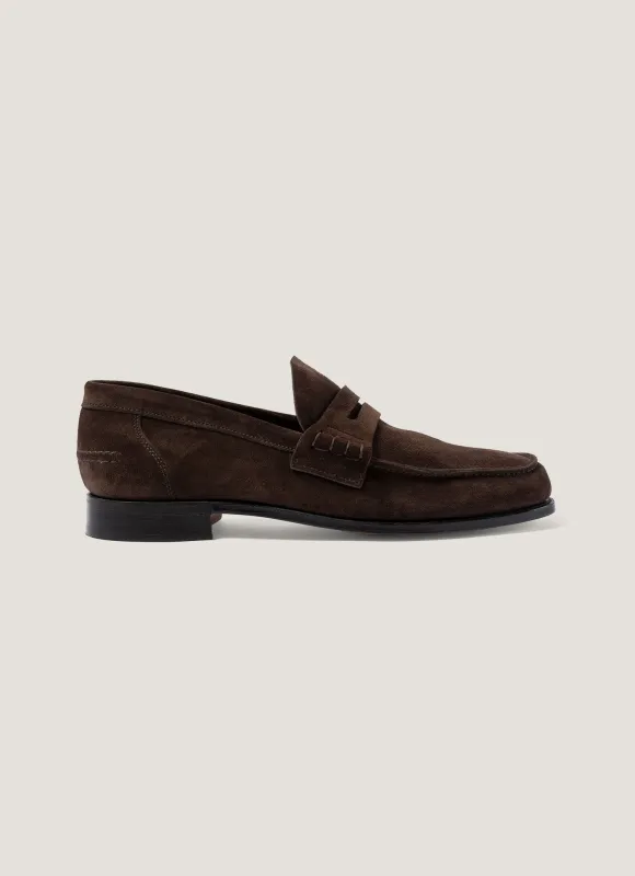 Men's Suede Loafer in Brown sold by Sunspel