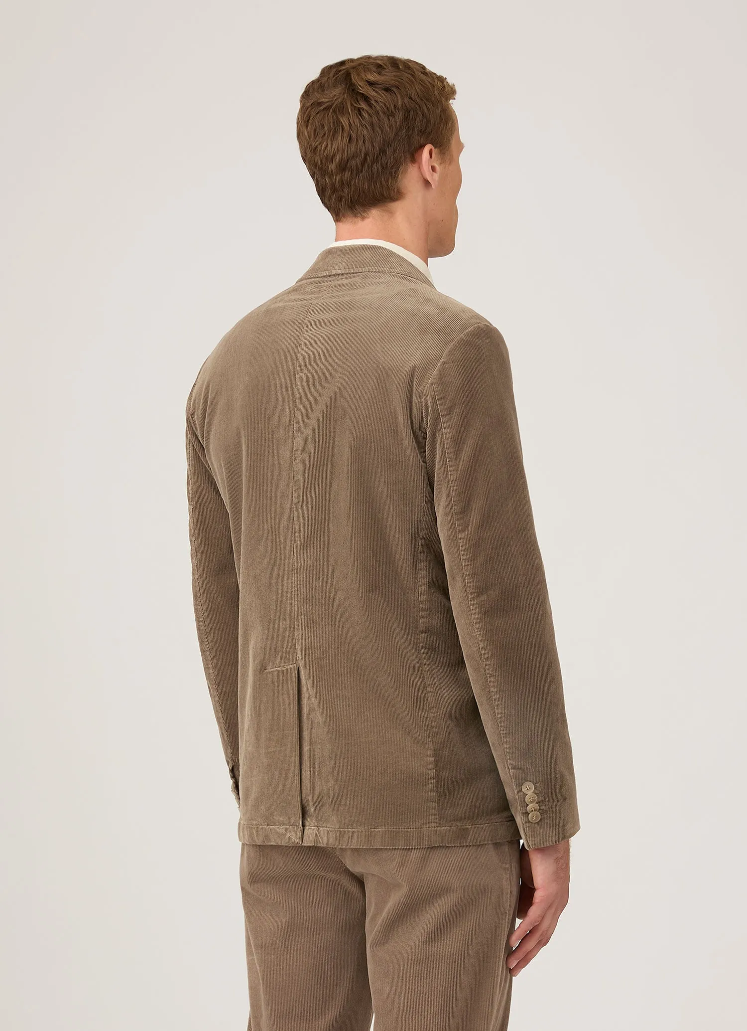 Men's Corduroy Blazer in Bark sold by Sunspel product image thumbnail 5
