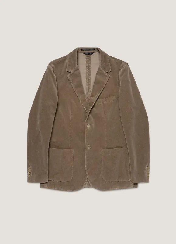 Men's Corduroy Blazer in Bark sold by Sunspel