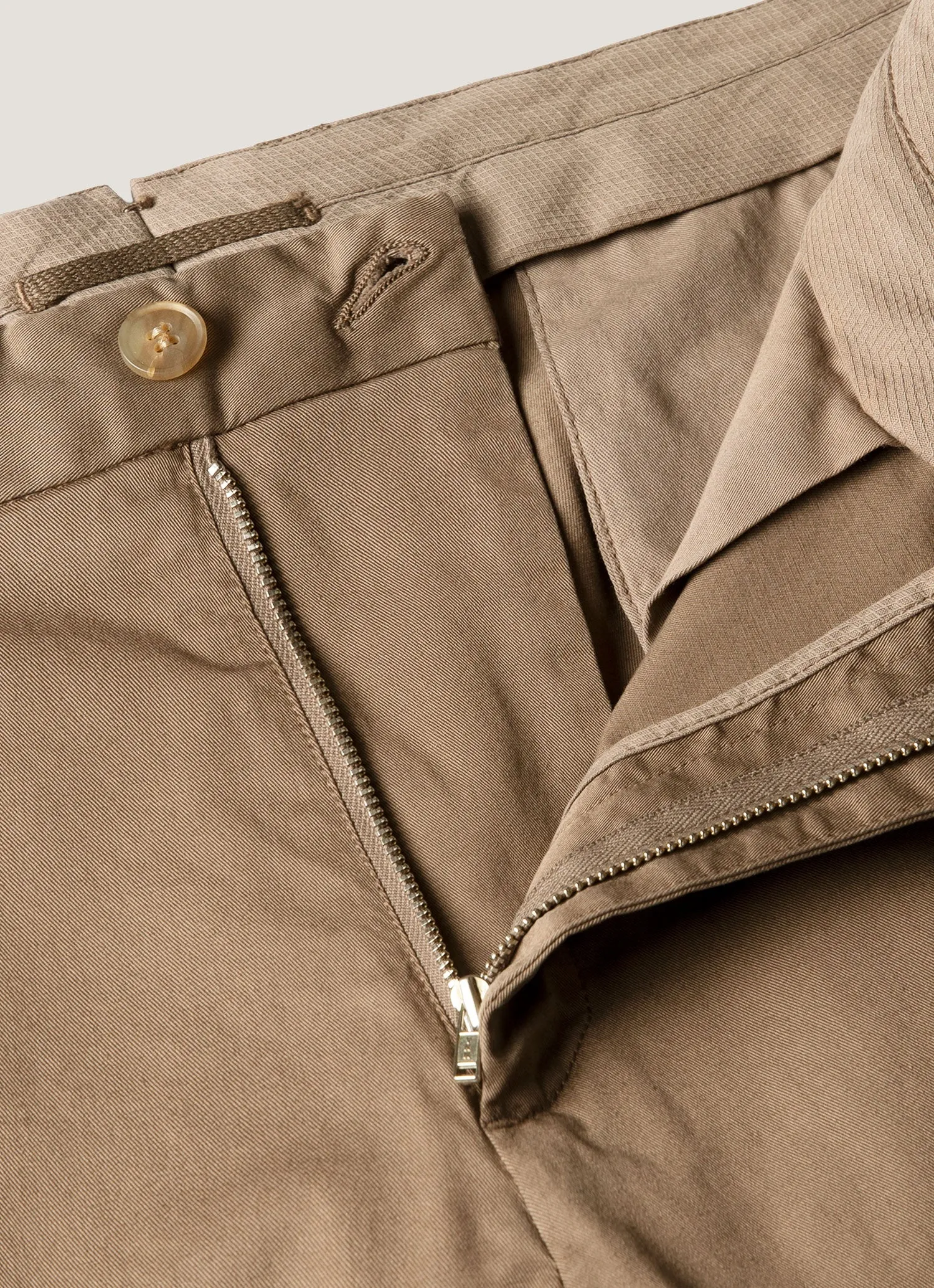 Men's Regular Fit Chino in Dark Stone sold by Sunspel product image thumbnail 4