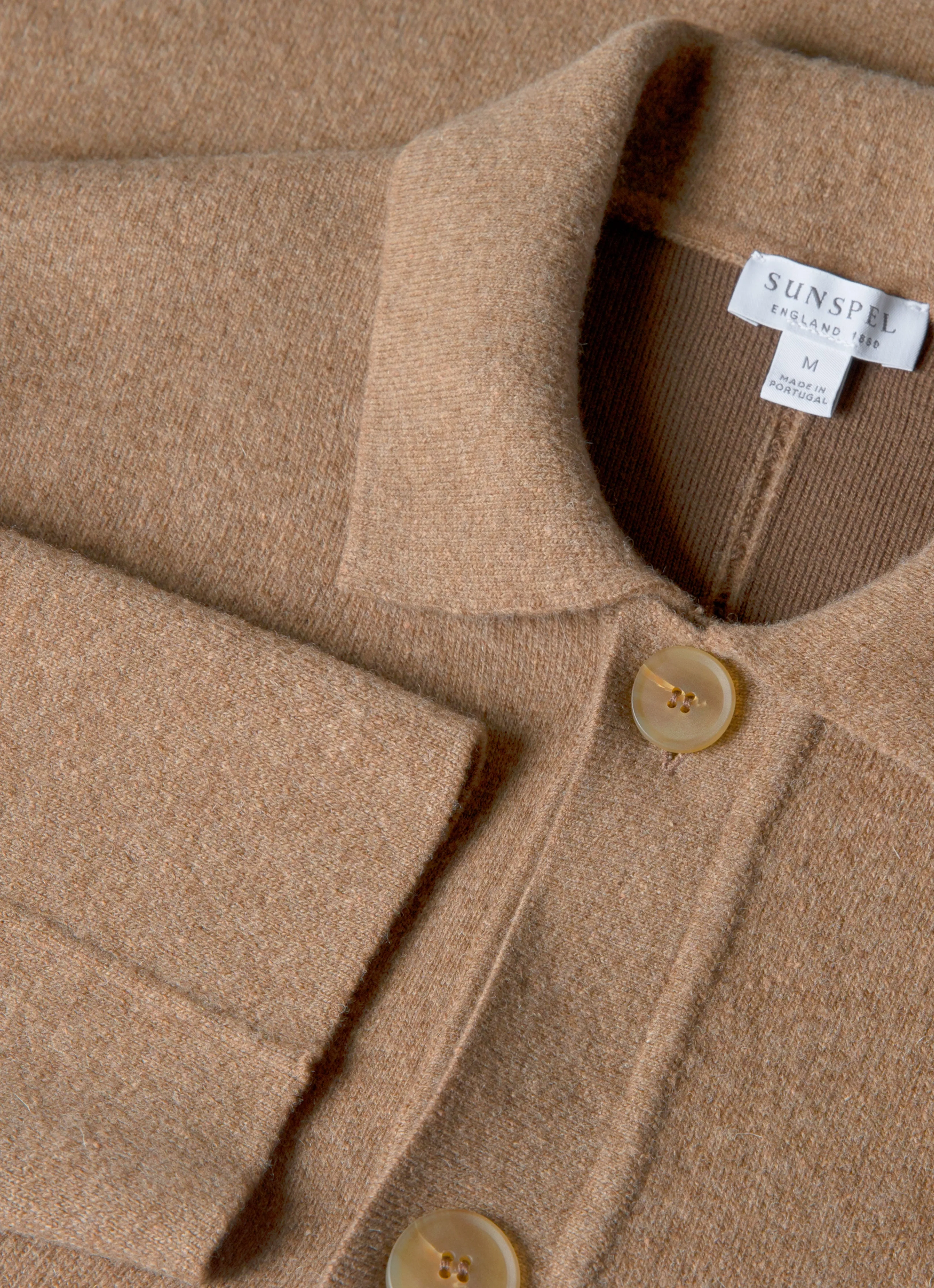 Men's Double Faced Jacket in Mink sold by Sunspel product image thumbnail 4