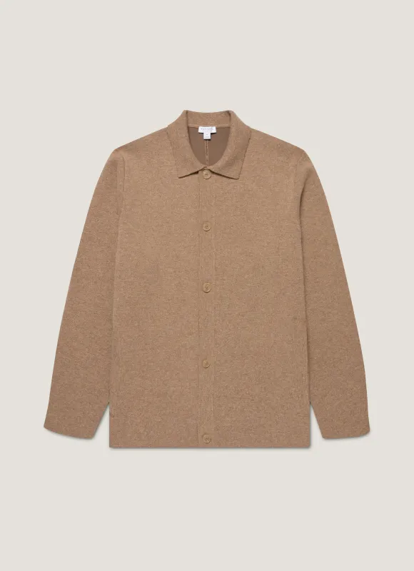 Men's Double Faced Jacket in Mink sold by Sunspel