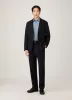 Men's Boiled Wool Blazer in Navy sold by Sunspel