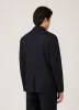 Men's Boiled Wool Blazer in Navy sold by Sunspel