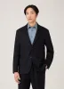 Men's Boiled Wool Blazer in Navy sold by Sunspel
