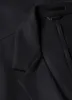 Men's Boiled Wool Blazer in Navy sold by Sunspel