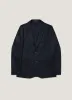 Men's Boiled Wool Blazer in Navy sold by Sunspel