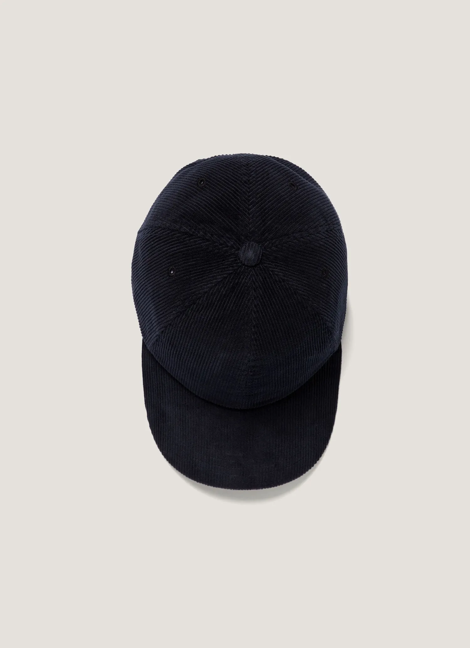 Men's Corduroy Cap in Navy sold by Sunspel product image thumbnail 2