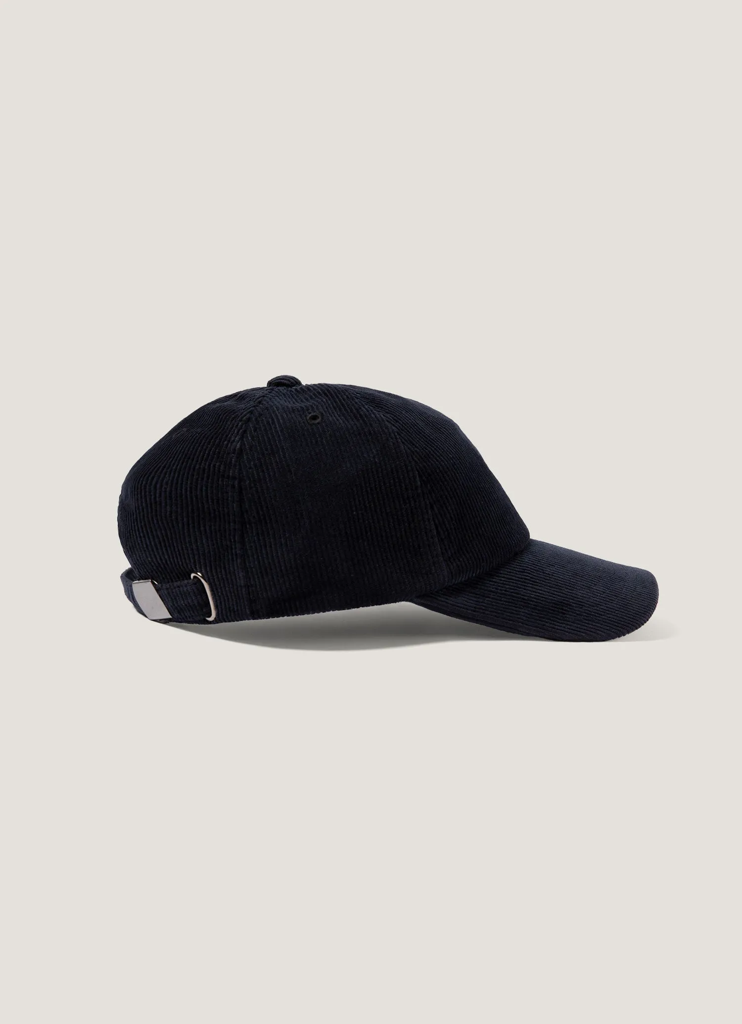 Men's Corduroy Cap in Navy sold by Sunspel