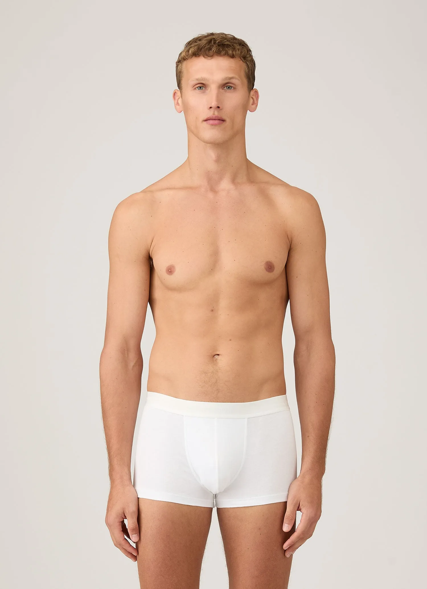 Men's Sea Island Cotton Trunks in White sold by Sunspel product image thumbnail 2