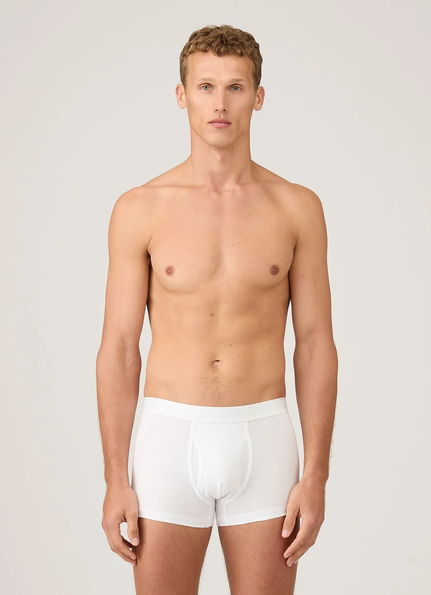 Men's Superfine Cotton Trunks in White sold by Sunspel product image thumbnail 2