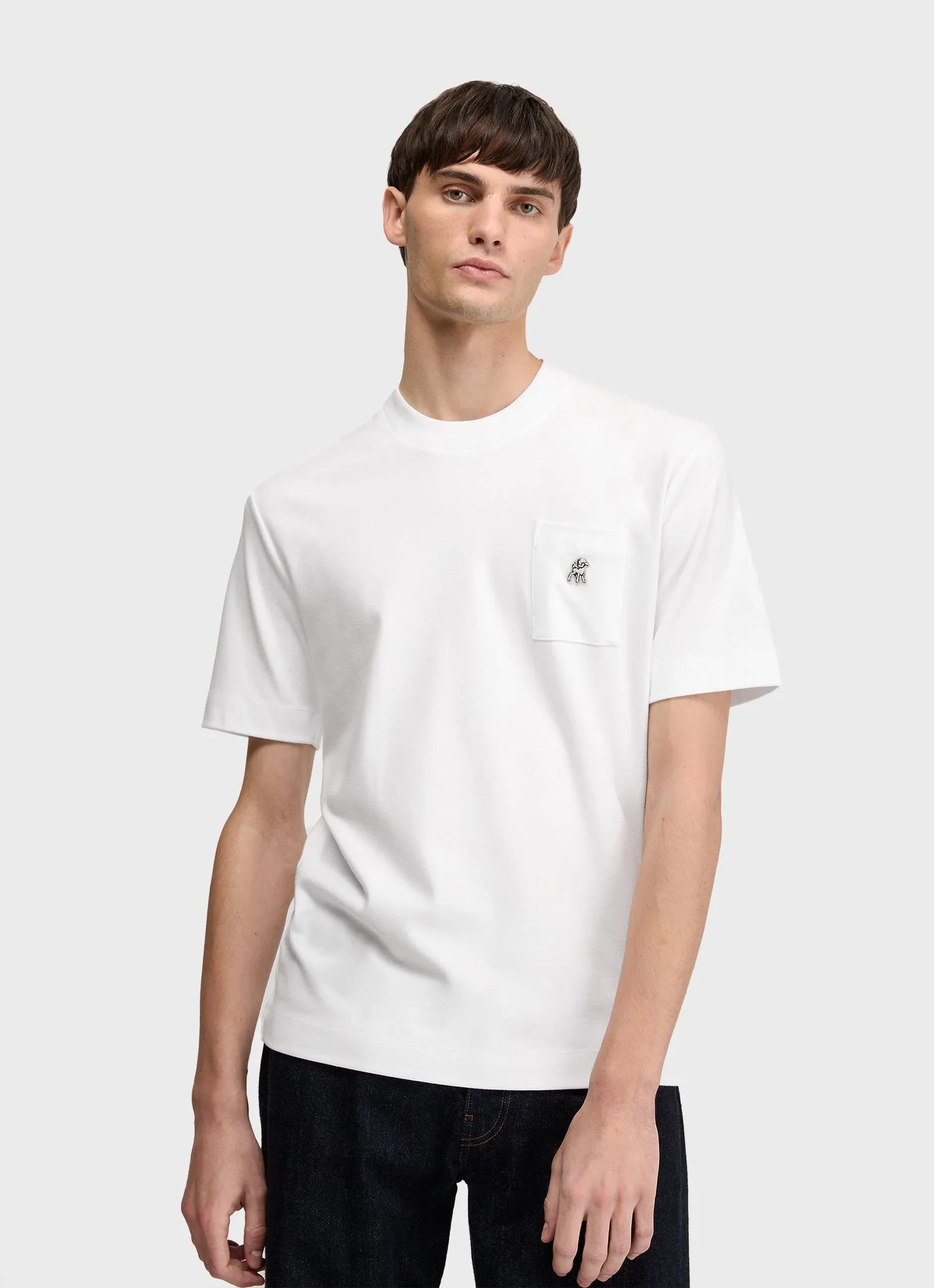 Men's Sunspel x the Shepherd UNDERCOVER Heavyweight T-shirt in White sold by Sunspel product image thumbnail 2