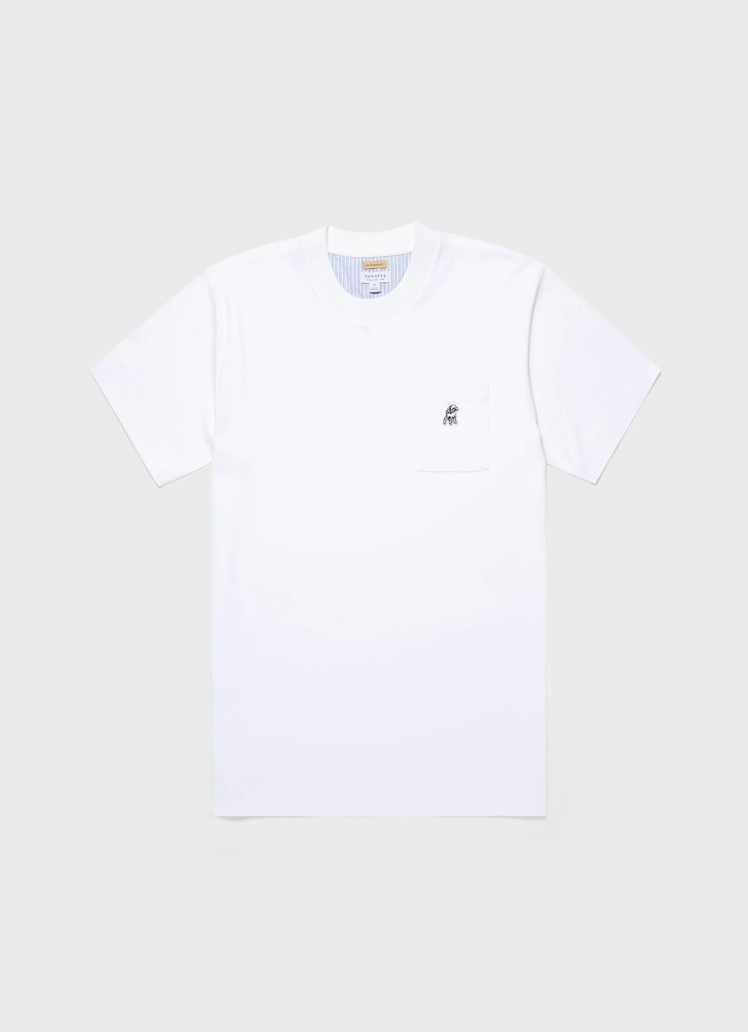 Men's Sunspel x the Shepherd UNDERCOVER Heavyweight T-shirt in White sold by Sunspel