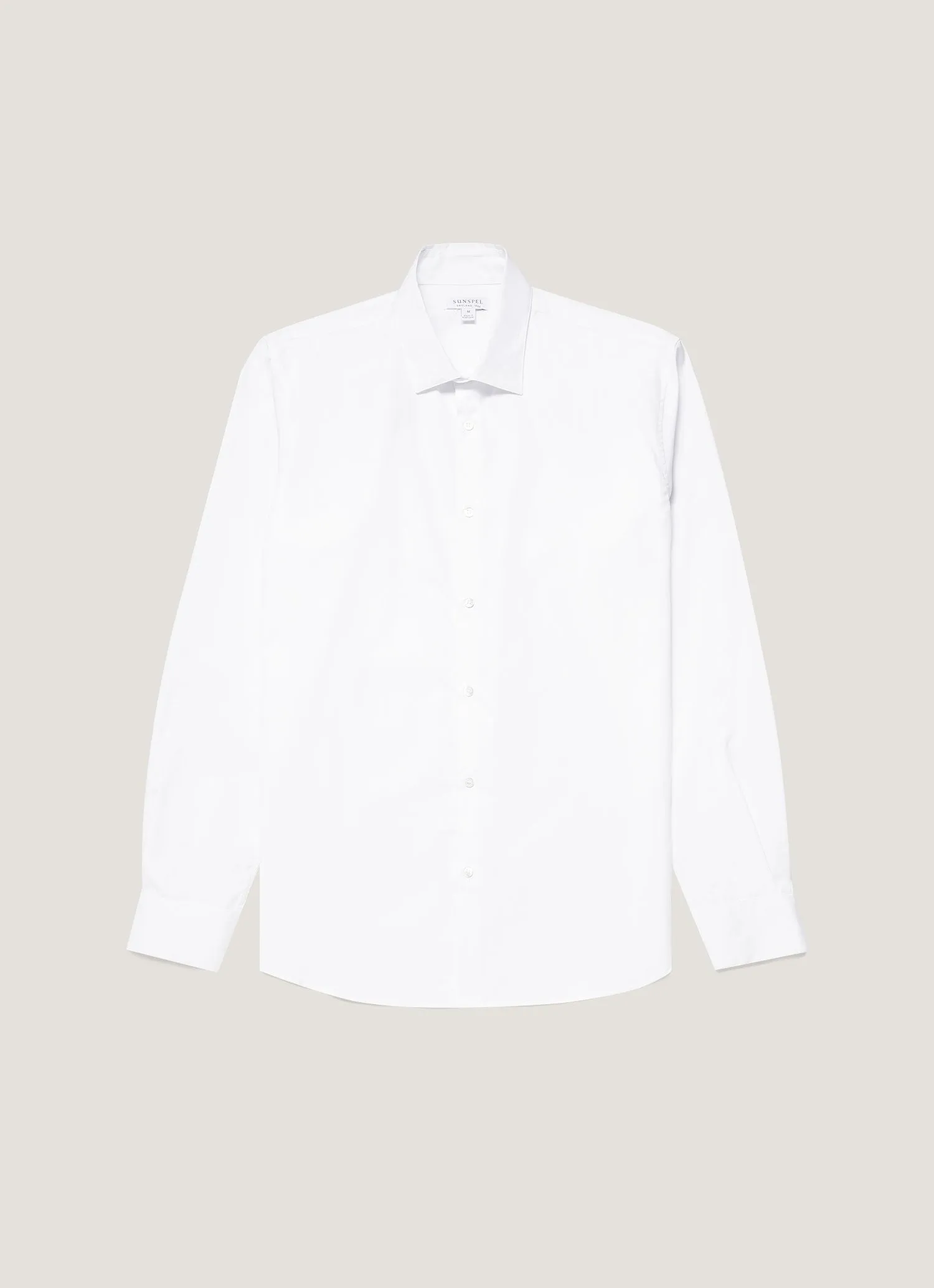 Men's Sea Island Cotton Shirt in White sold by Sunspel