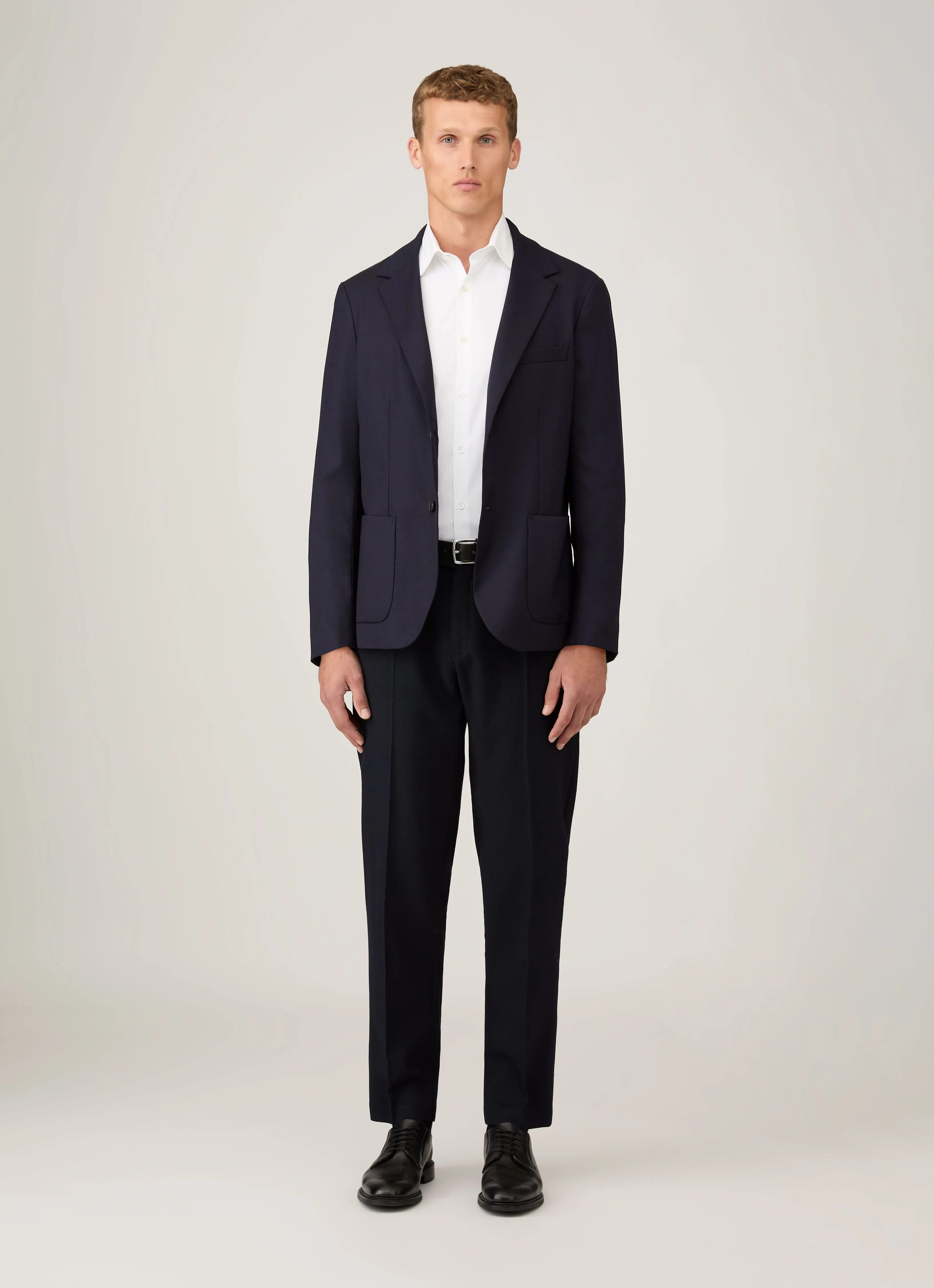 Men's Sea Island Cotton Shirt in White sold by Sunspel product image thumbnail 3