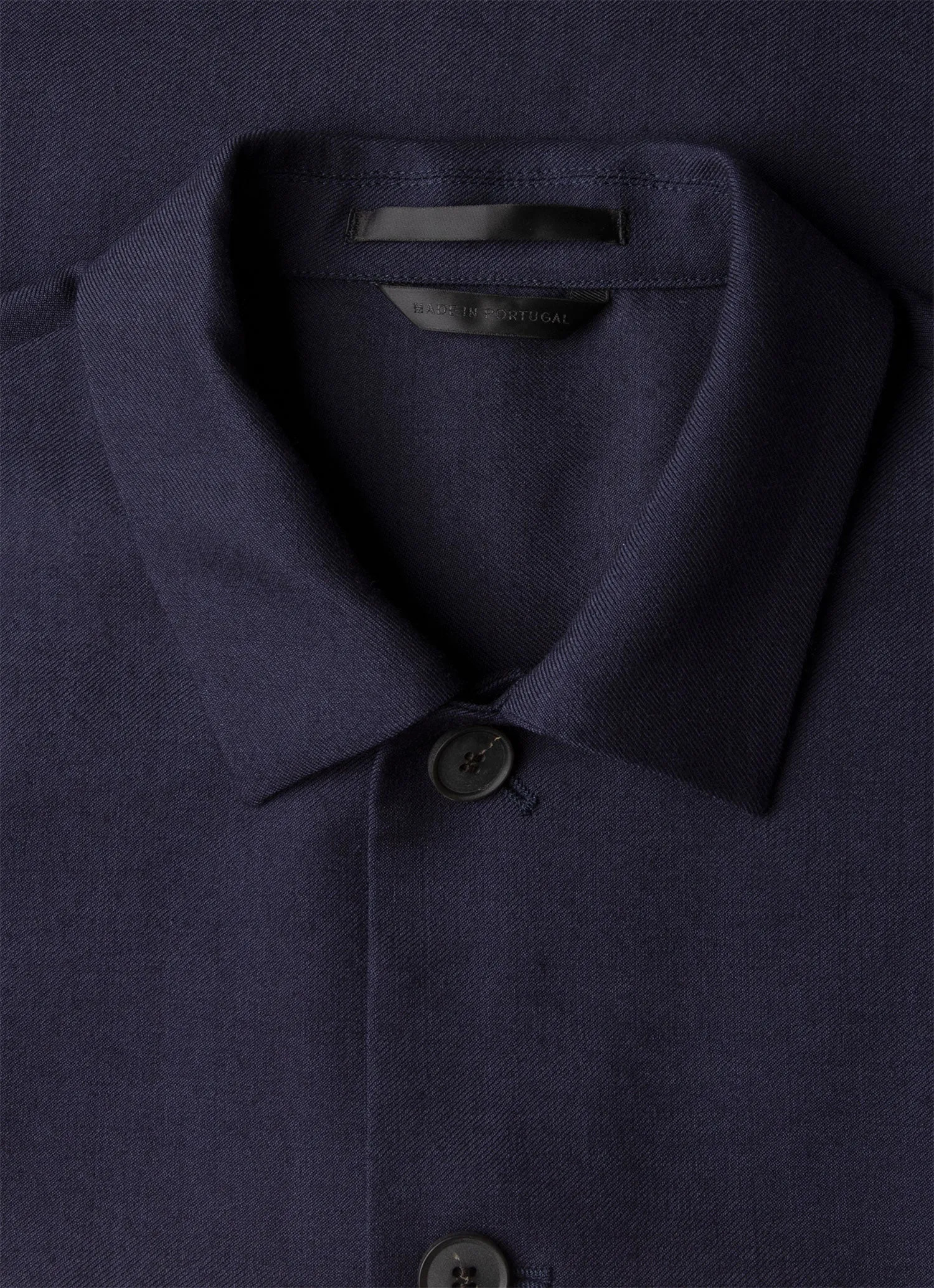 Men's Wool Twill Jacket in Navy sold by Sunspel product image thumbnail 4