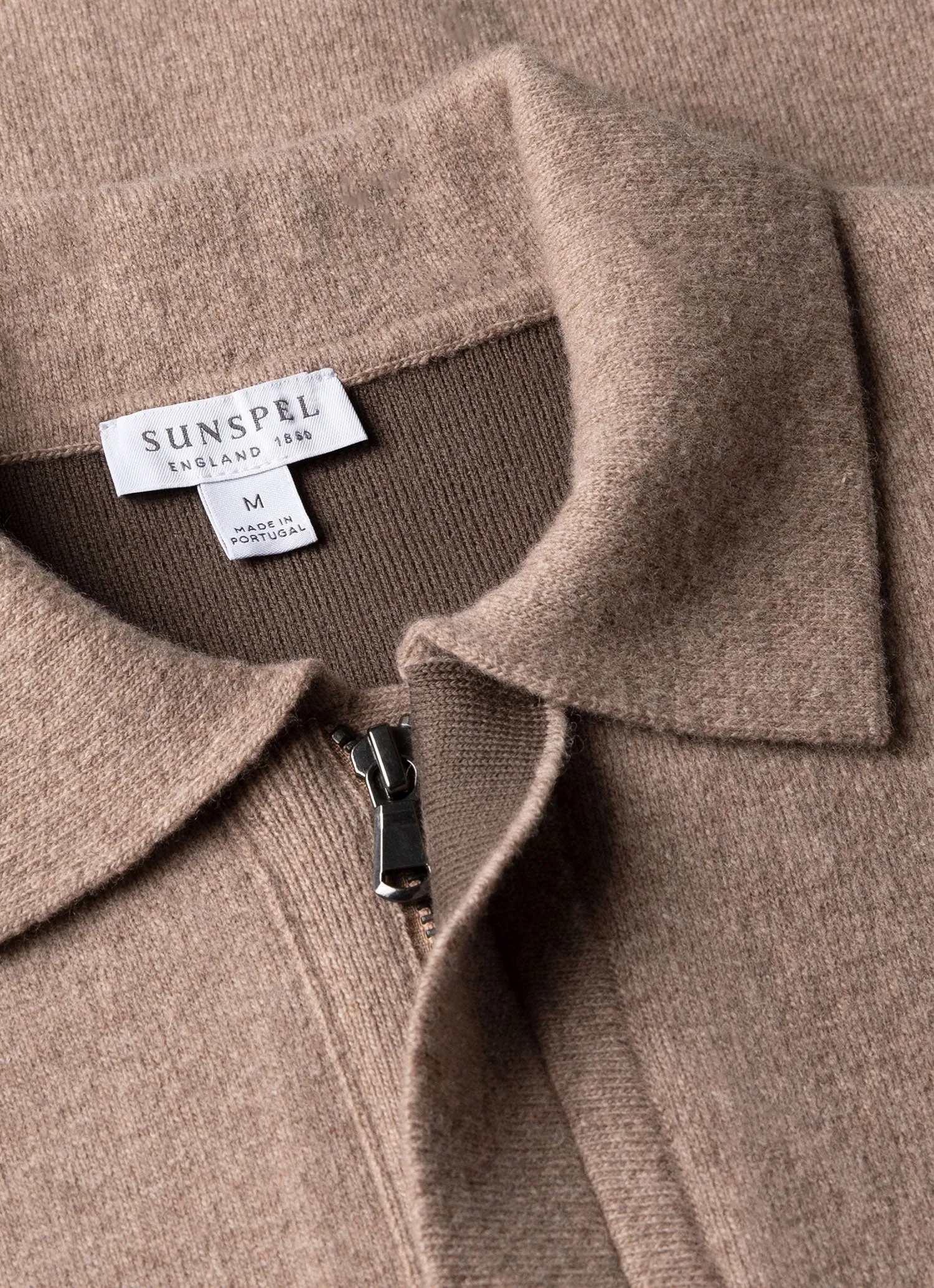 Men's Double Faced Jacket in Sandstone sold by Sunspel product image thumbnail 4