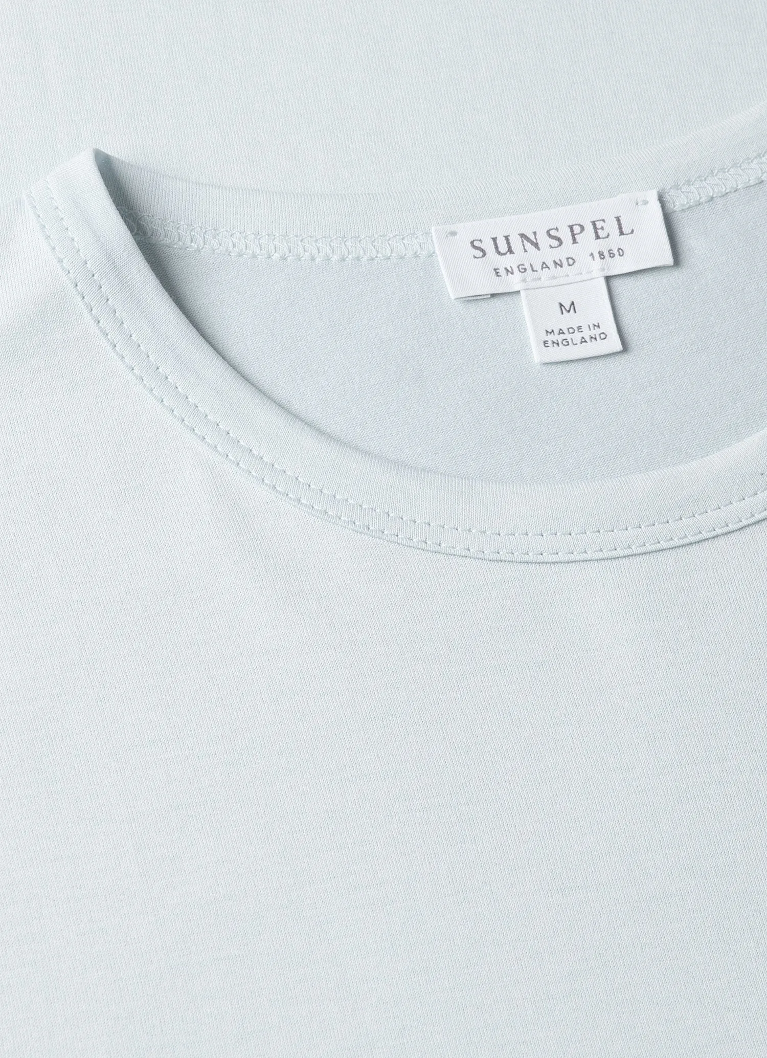 Men's Classic T-shirt in Frost Blue sold by Sunspel product image thumbnail 4