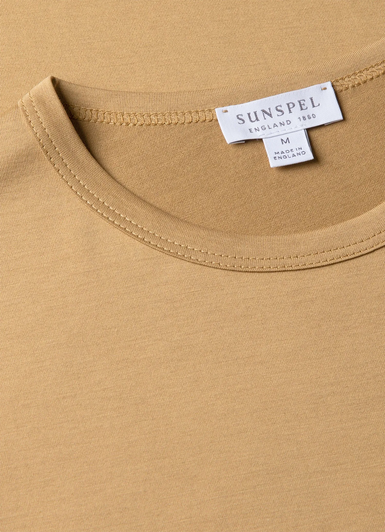 Men's Classic T-shirt in Tan sold by Sunspel product image thumbnail 4