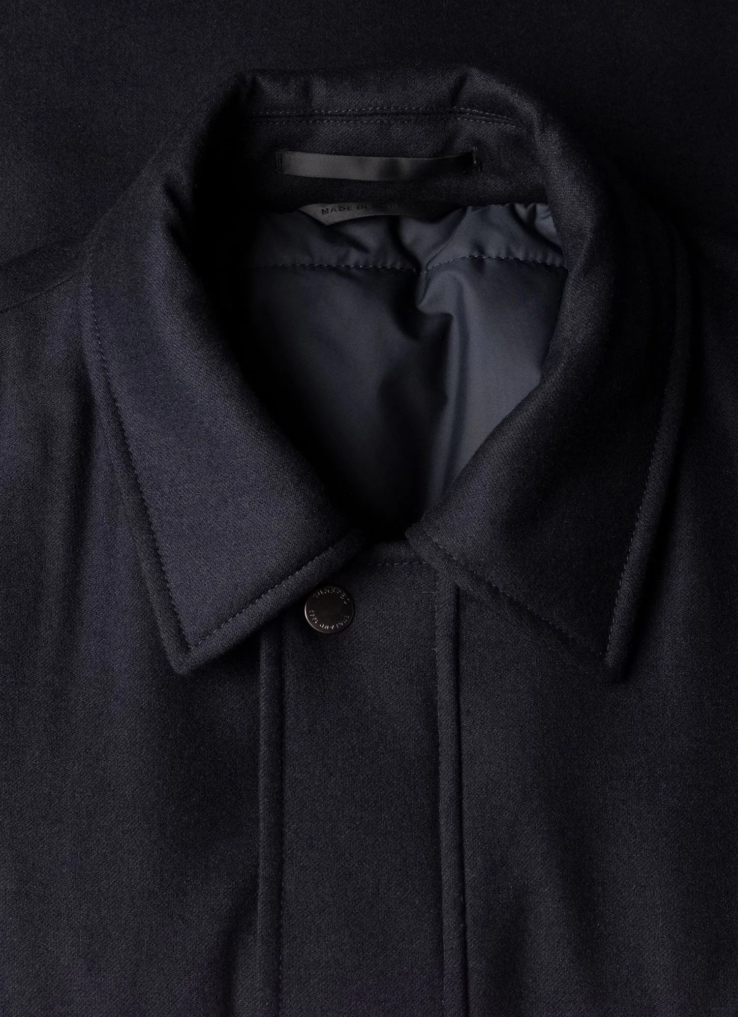Men's Wool Cashmere Field Jacket in Navy sold by Sunspel product image thumbnail 4
