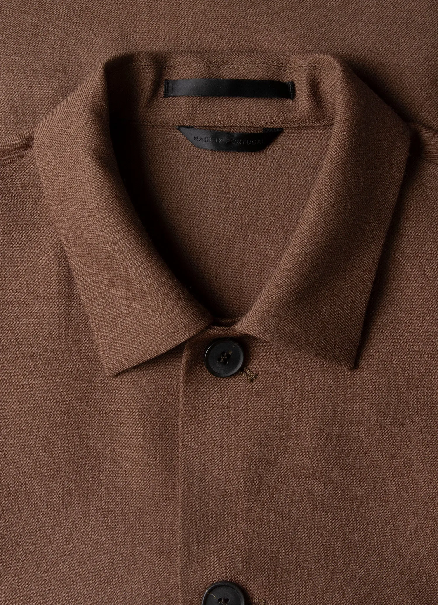 Men's Wool Twill Jacket in Light Brown sold by Sunspel product image thumbnail 4