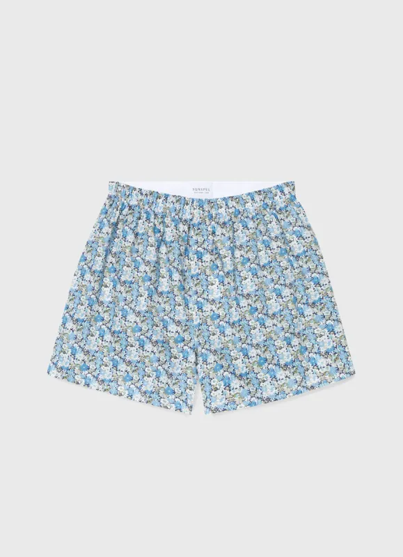 Men's Liberty Print Boxer Shorts in Libby Floral sold by Sunspel