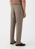 Men's Linen Drawstring Trouser in Dark Sand sold by Sunspel