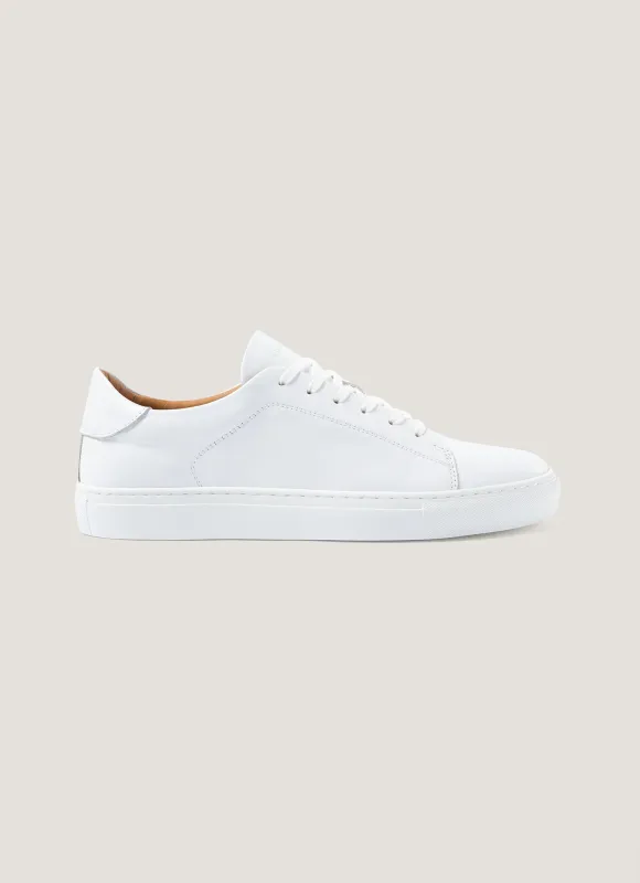 Men's Tennis Shoe in White sold by Sunspel