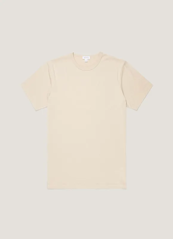 Men's Classic T-shirt in Hazelwood sold by Sunspel