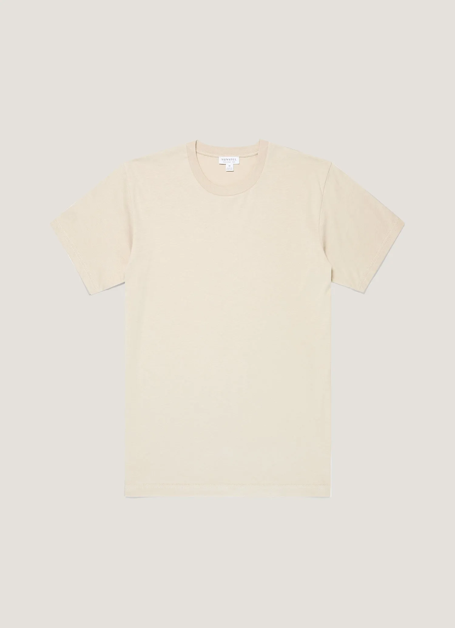 Men's Riviera Midweight T-shirt in Hazelwood sold by Sunspel