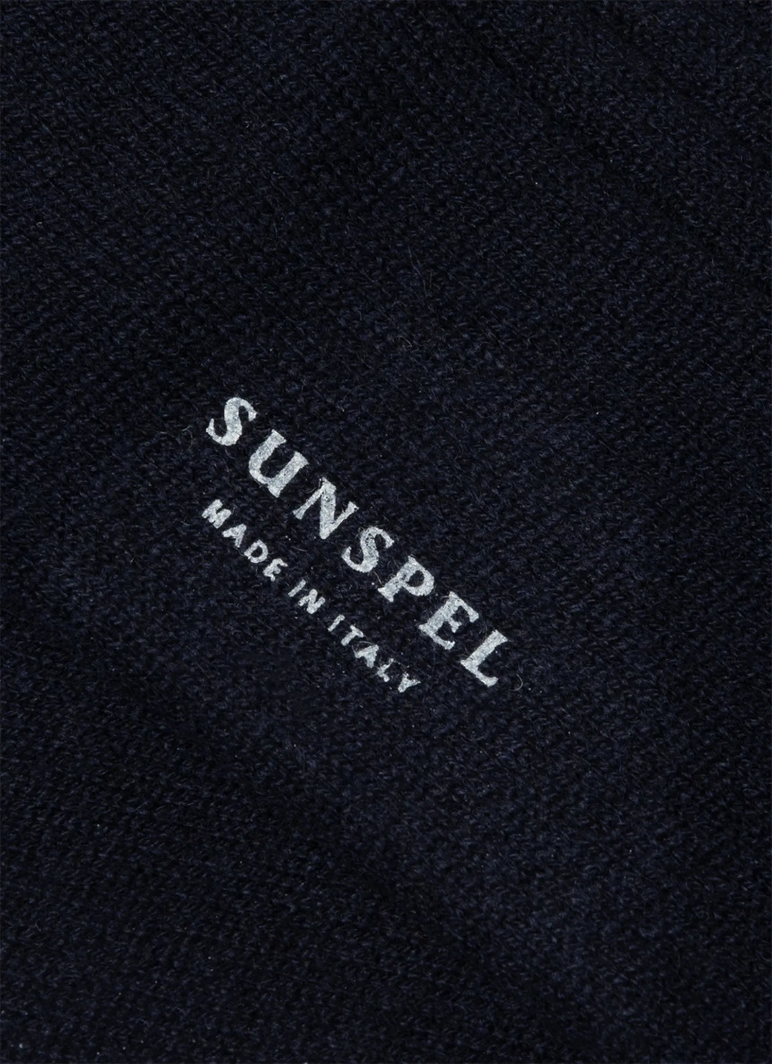 Men's Cashmere Ribbed Socks in Navy sold by Sunspel product image thumbnail 2