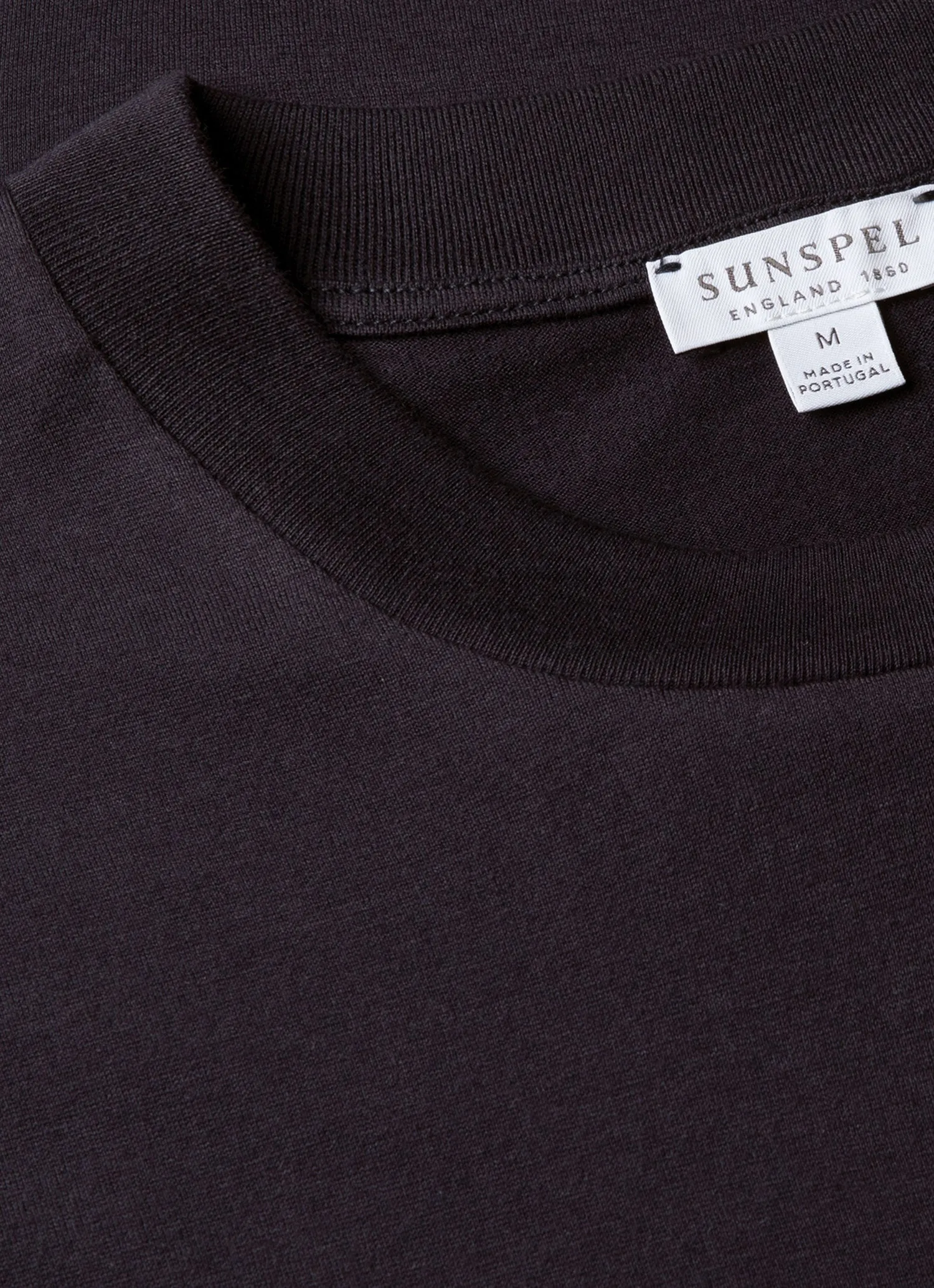 Men's Silk Cotton Cashmere T-shirt in Navy sold by Sunspel product image thumbnail 4