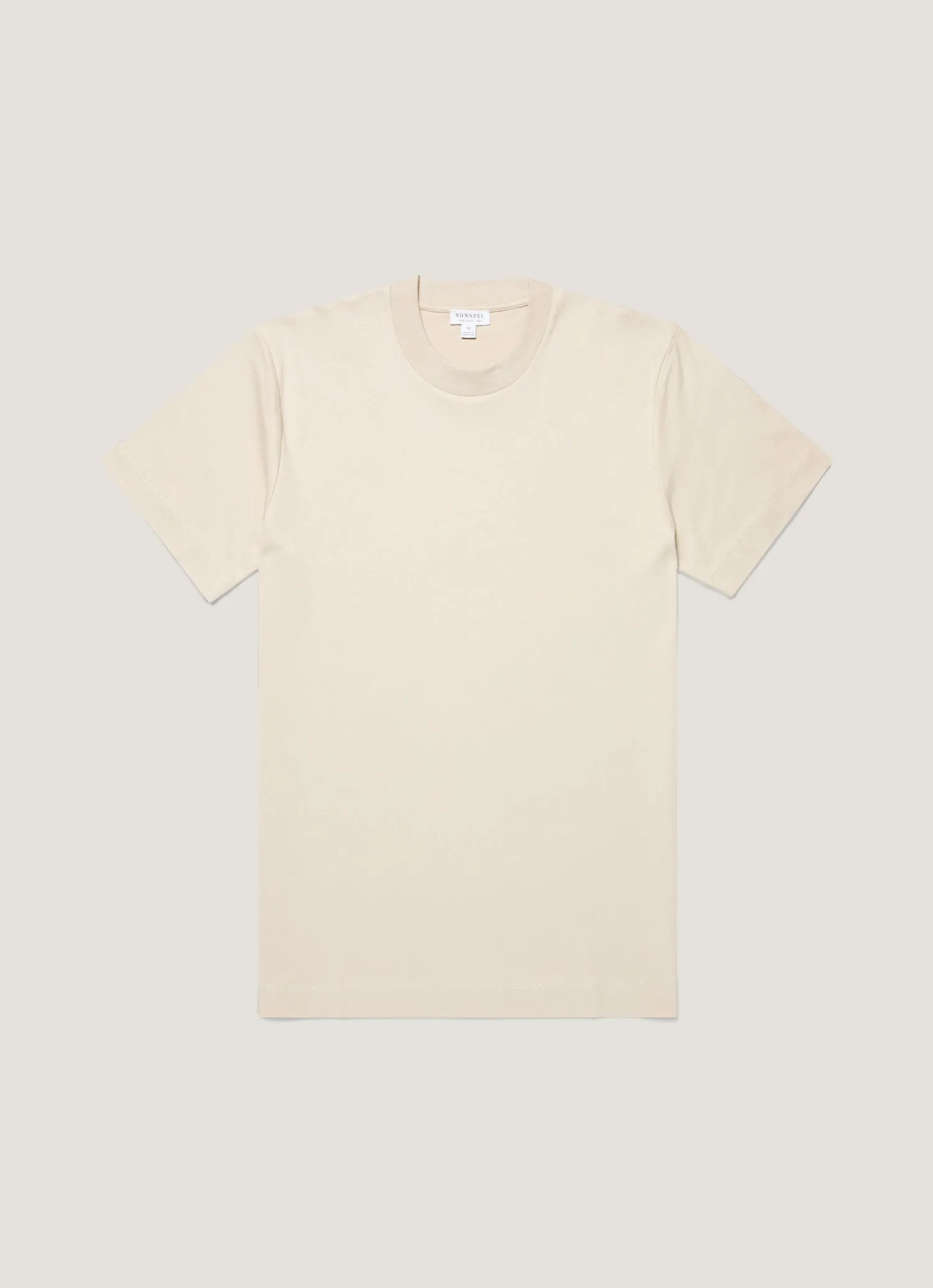 Men's Relaxed Fit Heavyweight T-shirt in Hazelwood sold by Sunspel
