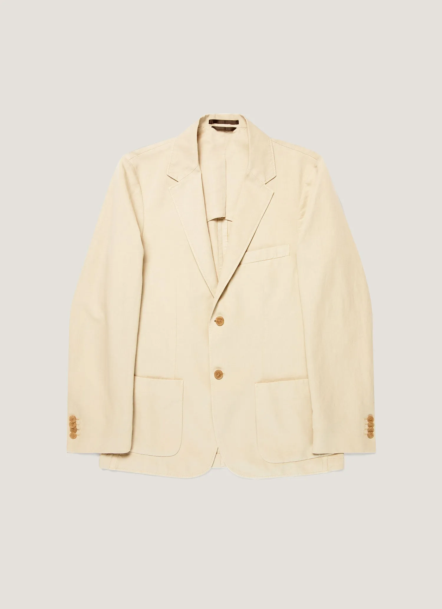 Men's Cotton Linen Two-Piece Suit in Hazelwood sold by Sunspel product image thumbnail 3