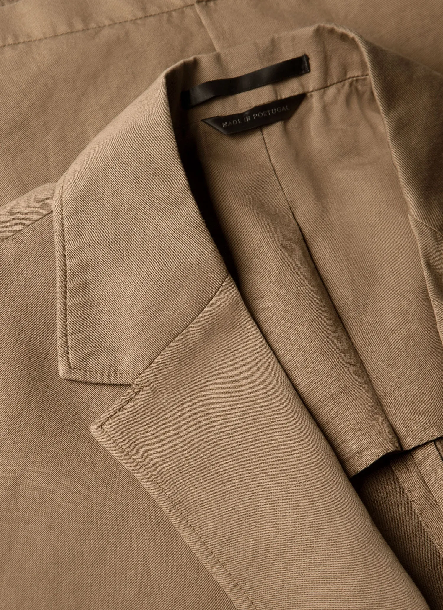 Men's Cotton Linen Two-Piece Suit in Dark Cedar sold by Sunspel product image thumbnail 4