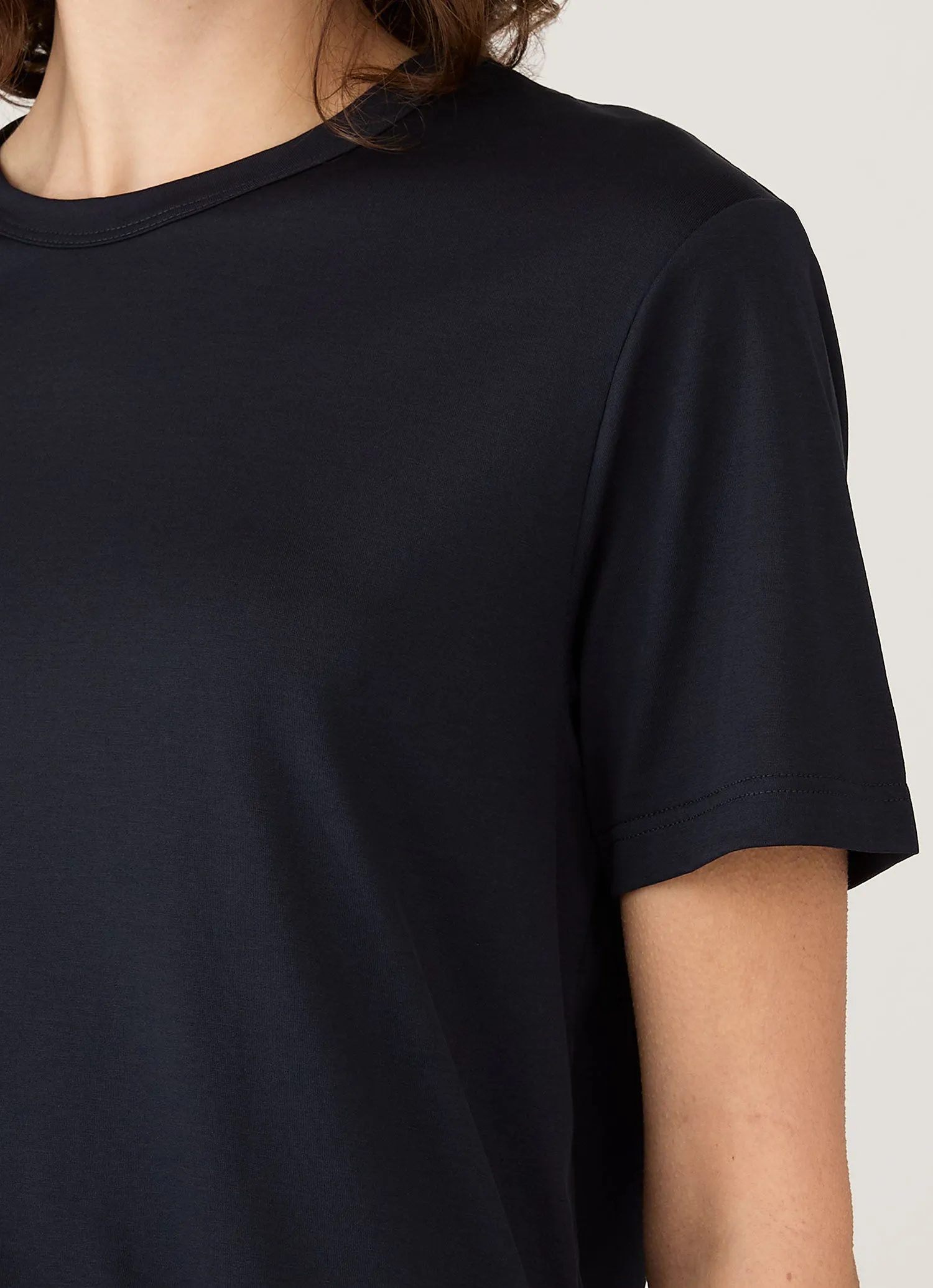 Women's Relaxed Fit T-shirt in Midnight Navy sold by Sunspel product image thumbnail 4