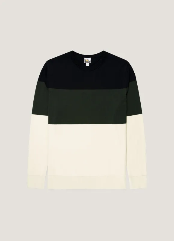 Men's Sunspel x Paul Weller Jumper in Forest sold by Sunspel