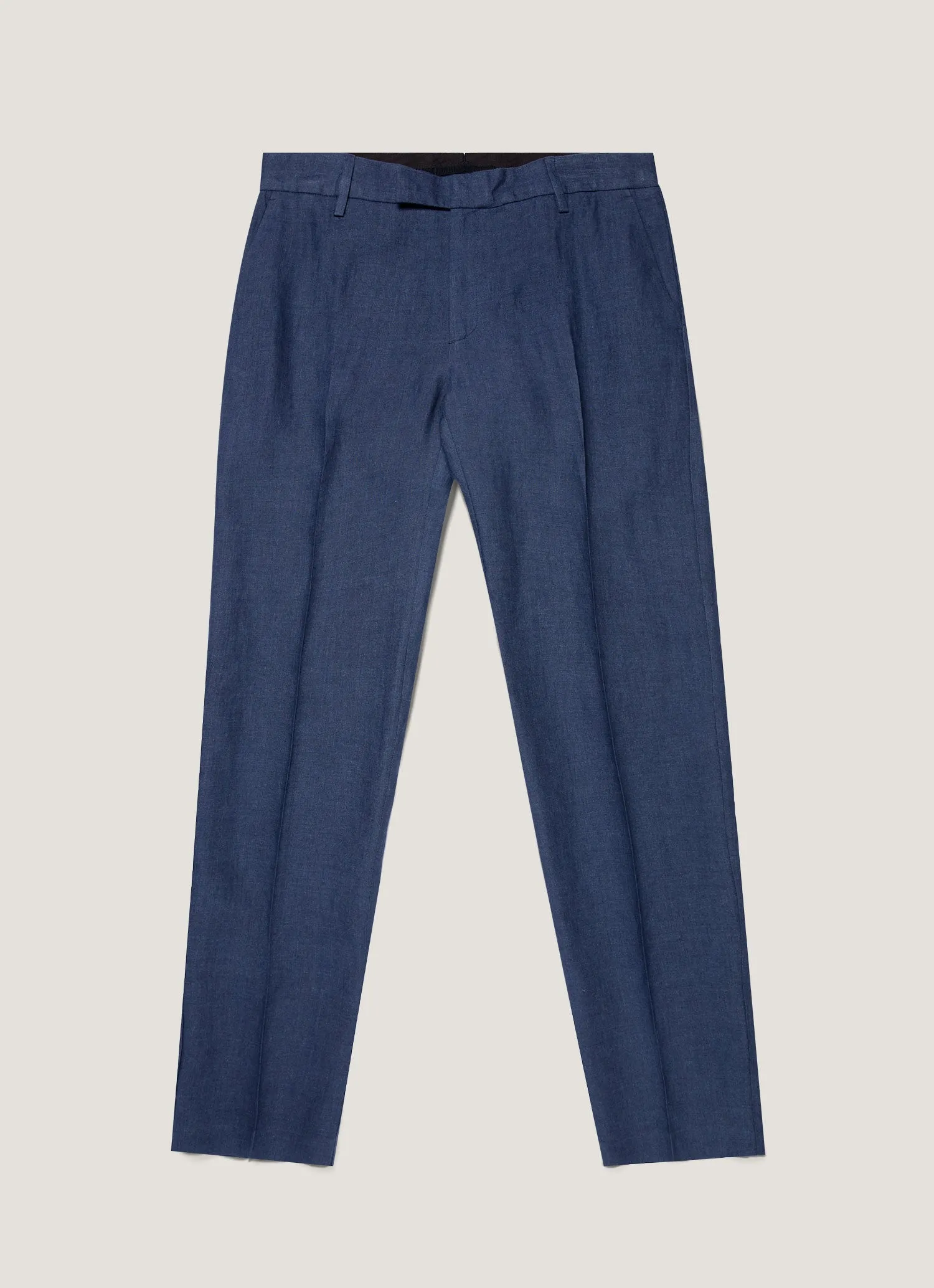 Men's Linen Trouser in Light Navy sold by Sunspel