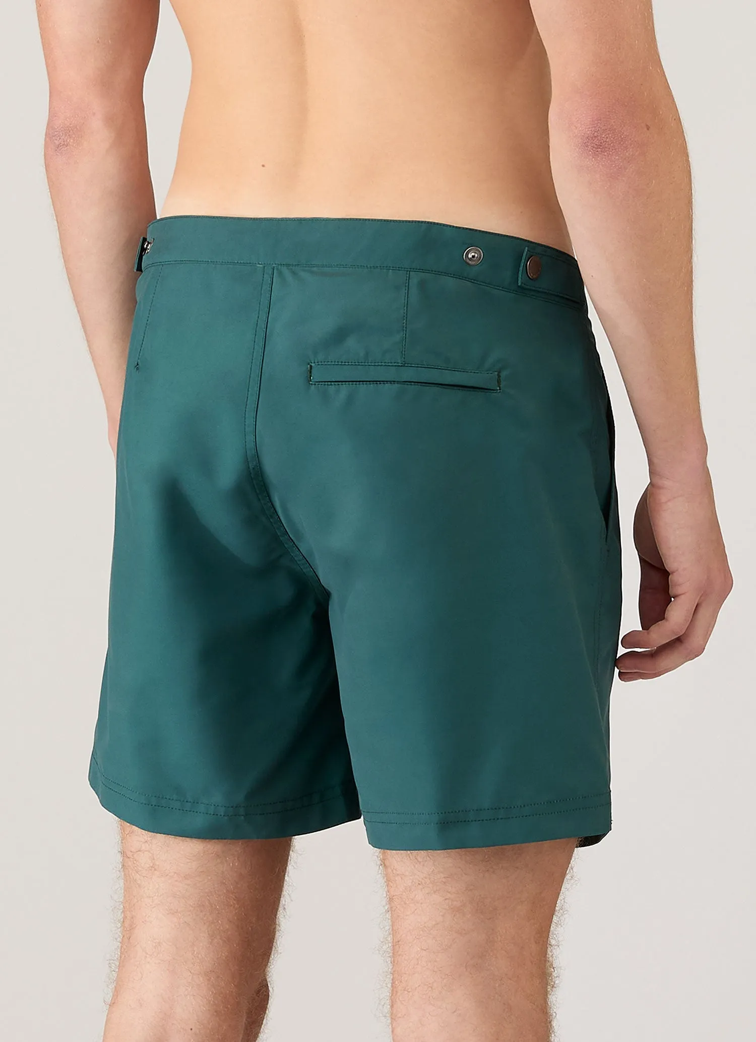 Men's Tailored Swim Shorts in Forest sold by Sunspel product image thumbnail 5