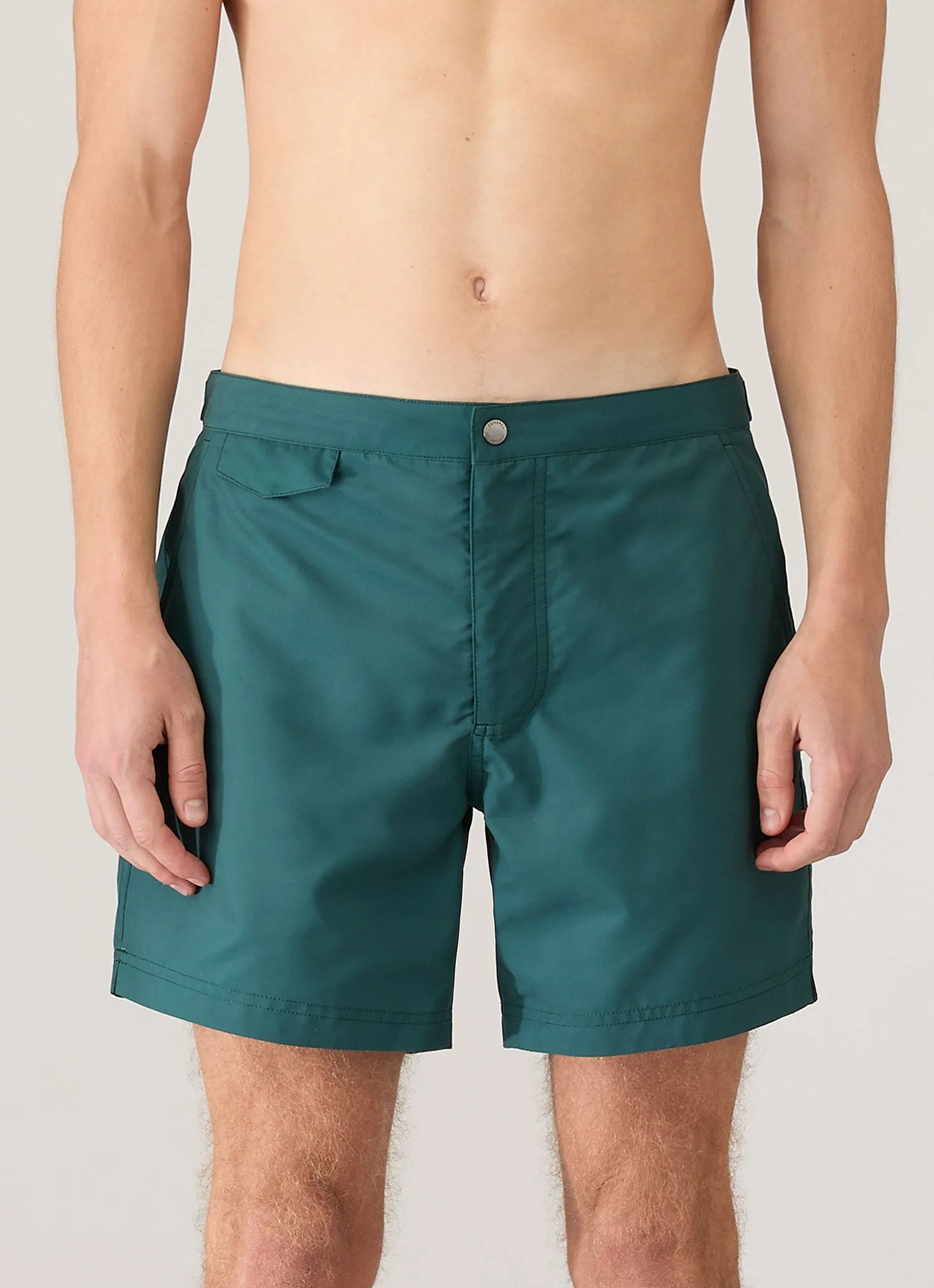 Men's Tailored Swim Shorts in Forest sold by Sunspel product image thumbnail 2