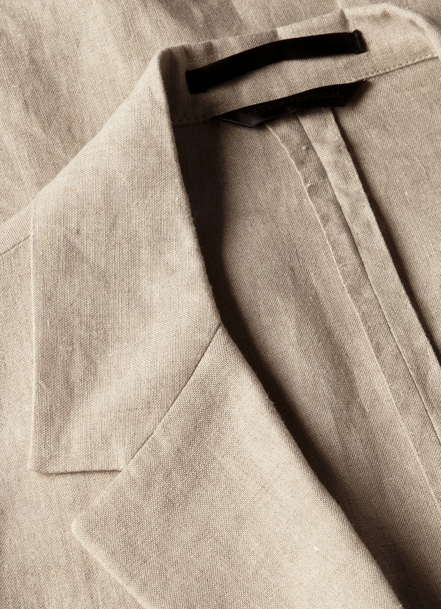 Men's Linen Two-Piece Suit in Sand sold by Sunspel product image thumbnail 3