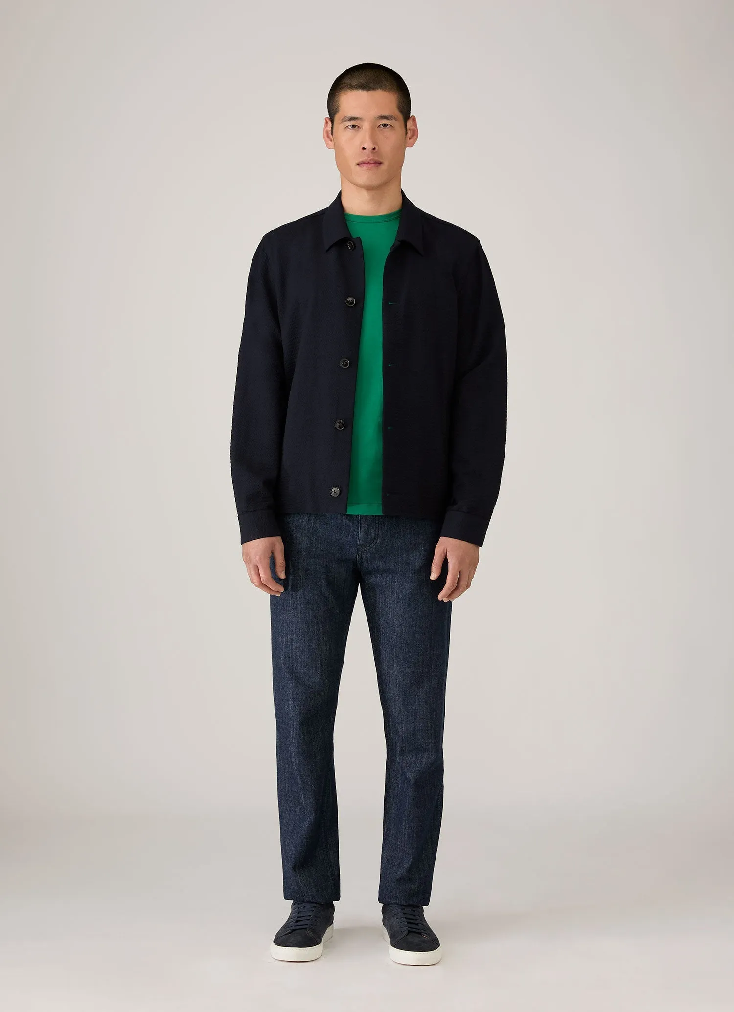 Men's Classic T-shirt in Bright Green sold by Sunspel product image thumbnail 3