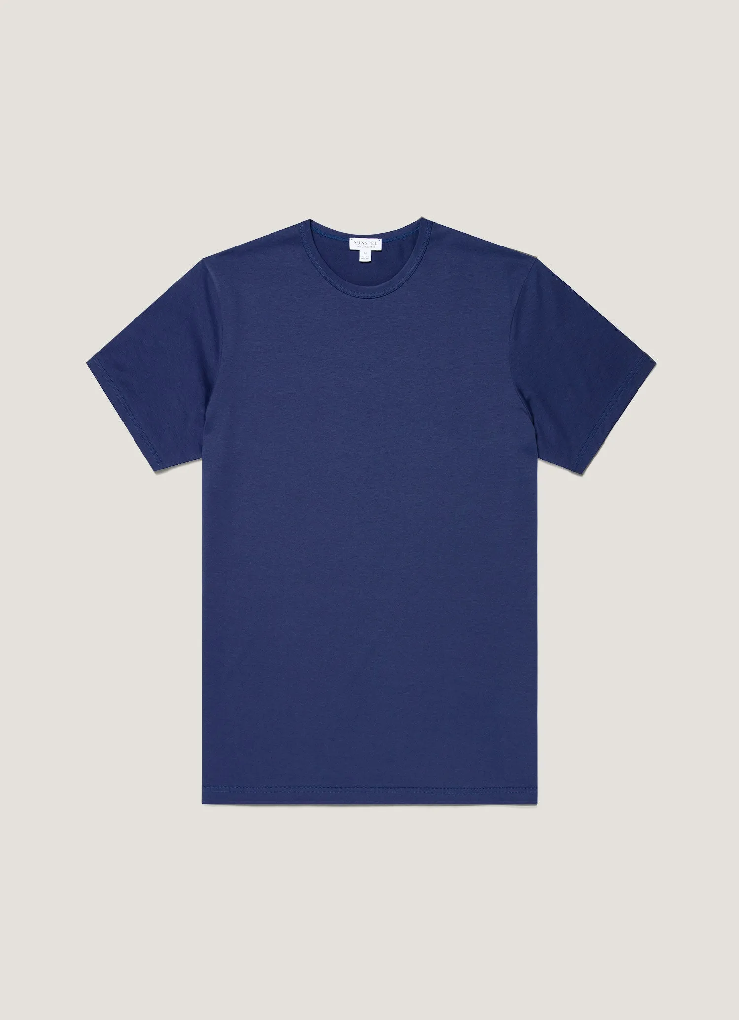 Men's Classic T-shirt in Ink Blue sold by Sunspel