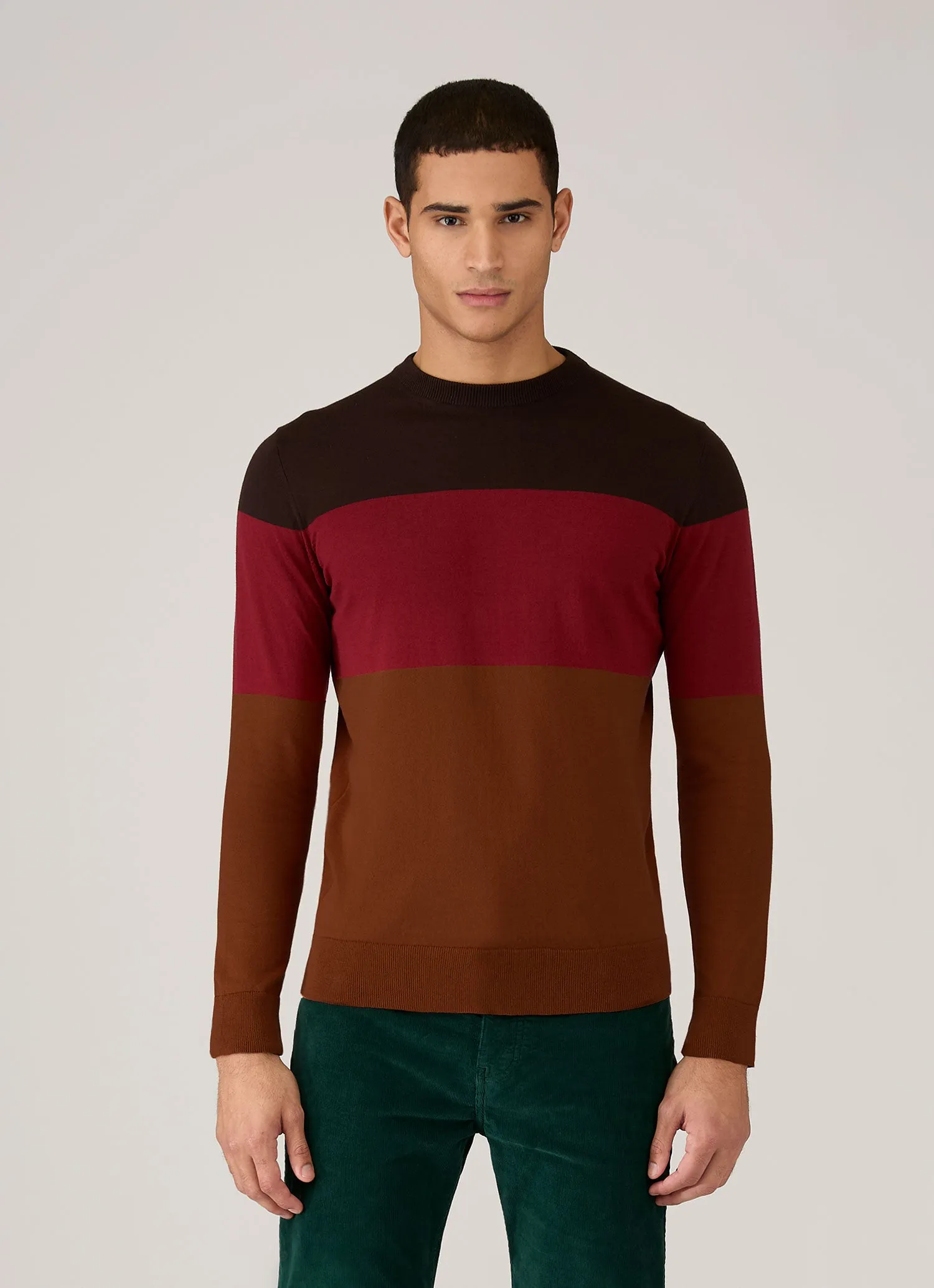 Men's Sunspel x Paul Weller Jumper in Dark Brown sold by Sunspel product image thumbnail 2