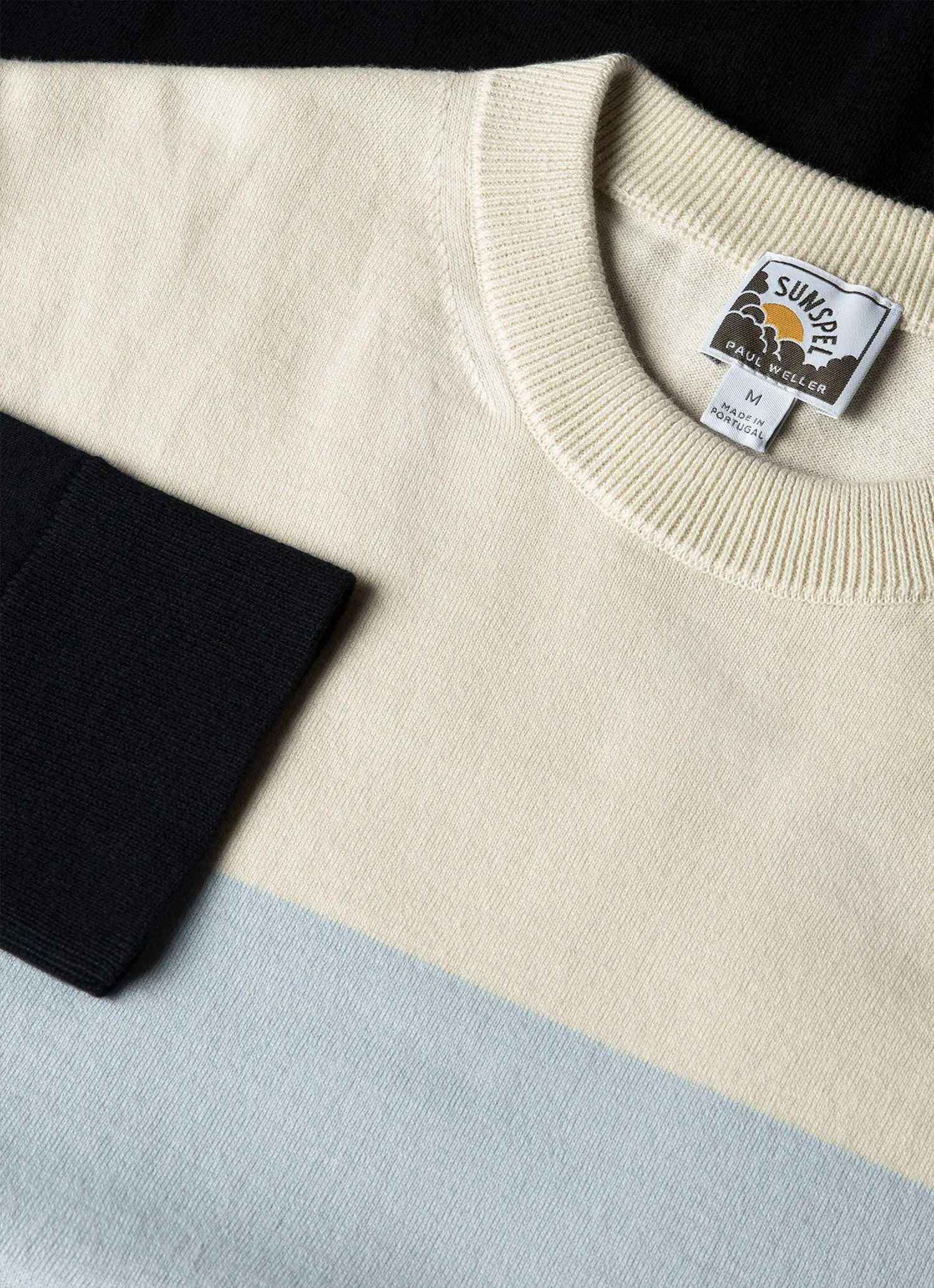 Men's Sunspel x Paul Weller Jumper in Vintage Blue sold by Sunspel product image thumbnail 4