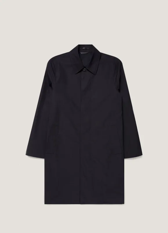 Men's Ventile Mac in Dark Navy made by Sunspel