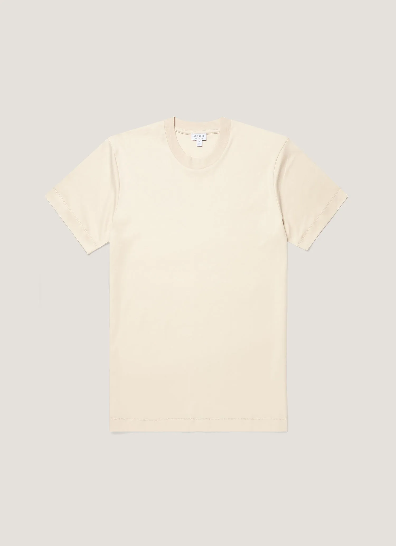 Men's Relaxed Fit Heavyweight T-shirt in Swansdown sold by Sunspel