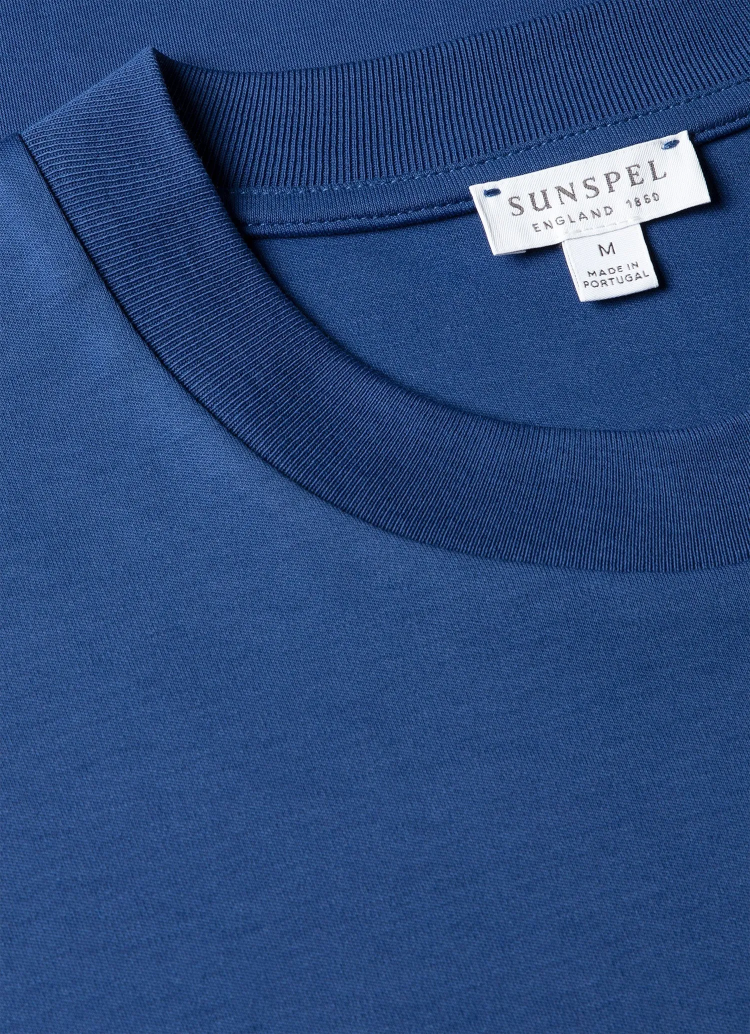 Men's Relaxed Fit Heavyweight T-shirt in Clear Night sold by Sunspel product image thumbnail 4